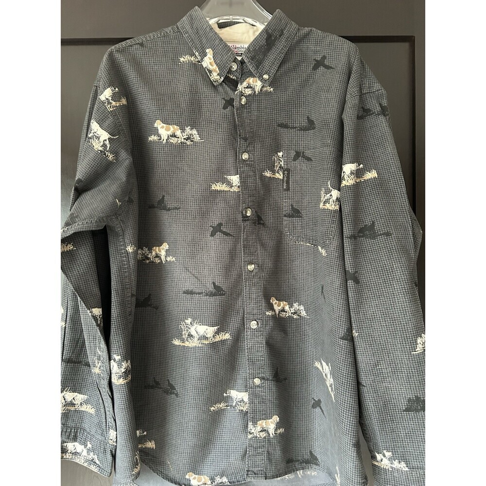 Columbia Excellent Quality Shirt Sz XL  Flannel Duck Hunting